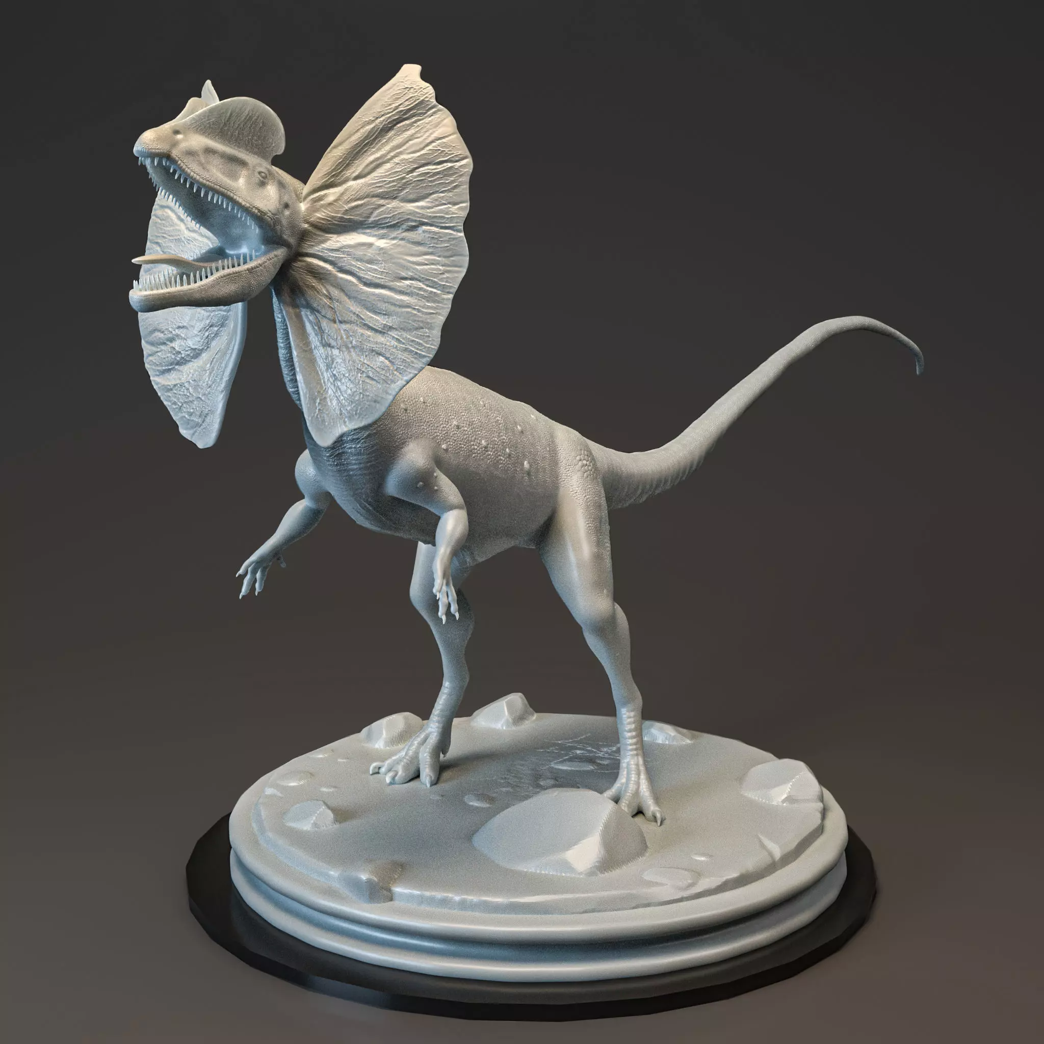 dilophosaurus wetherilli- Dinasour 3D print model_0