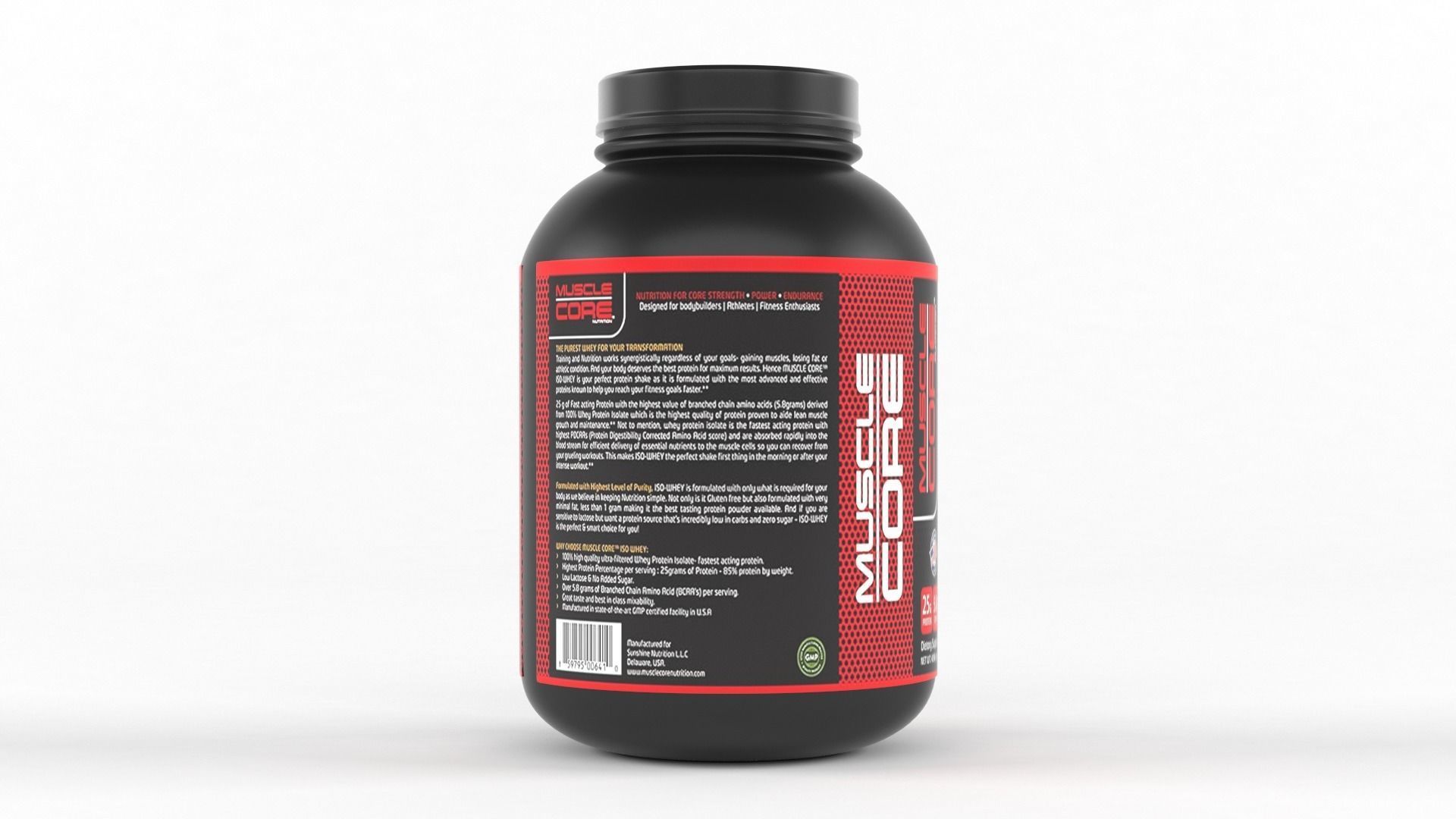 Protein Powder 3D model_2