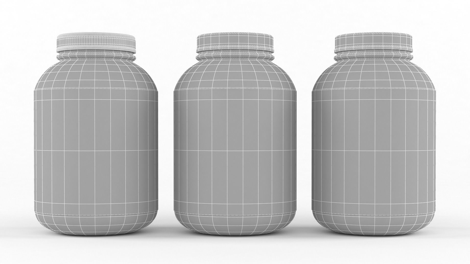 Protein Powder 3D model_10