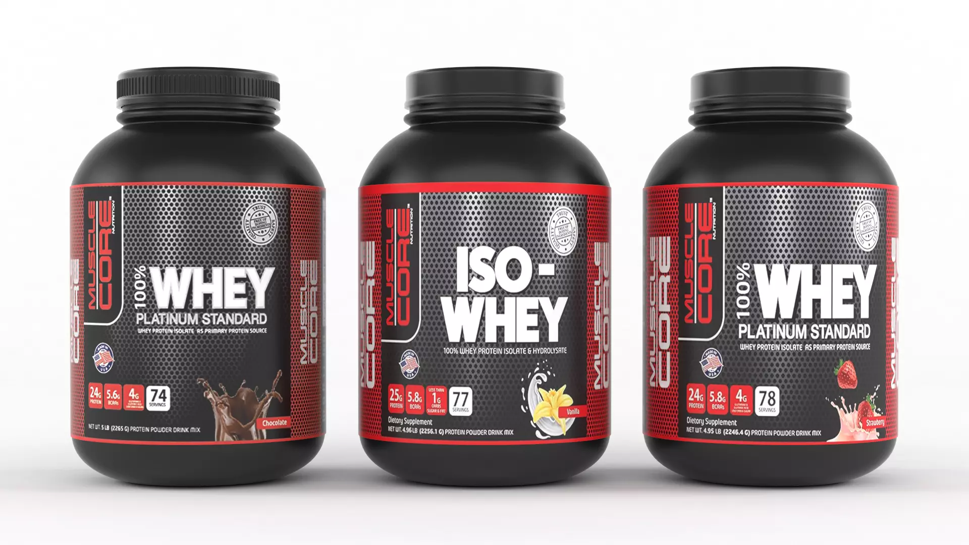 Protein Powder 3D model_0