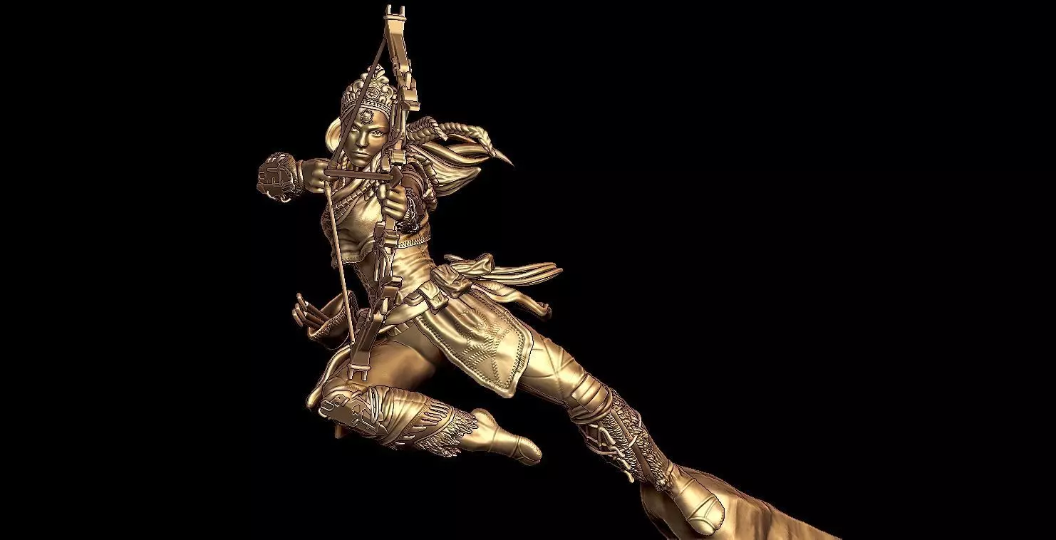 QUEEN OF ARCHERY 3D print model_0