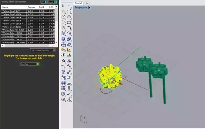 Flower Pendant and Earring 