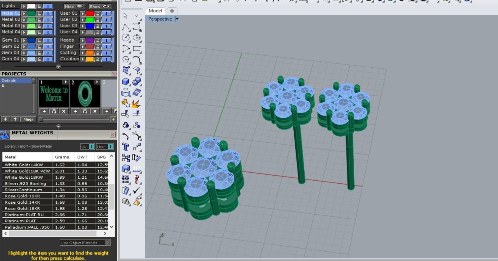 Flower Pendant and Earring  3D print model_5