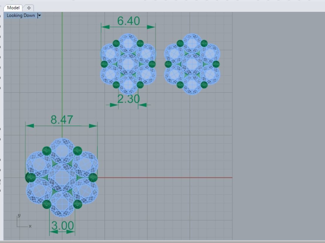 Flower Pendant and Earring  3D print model_6