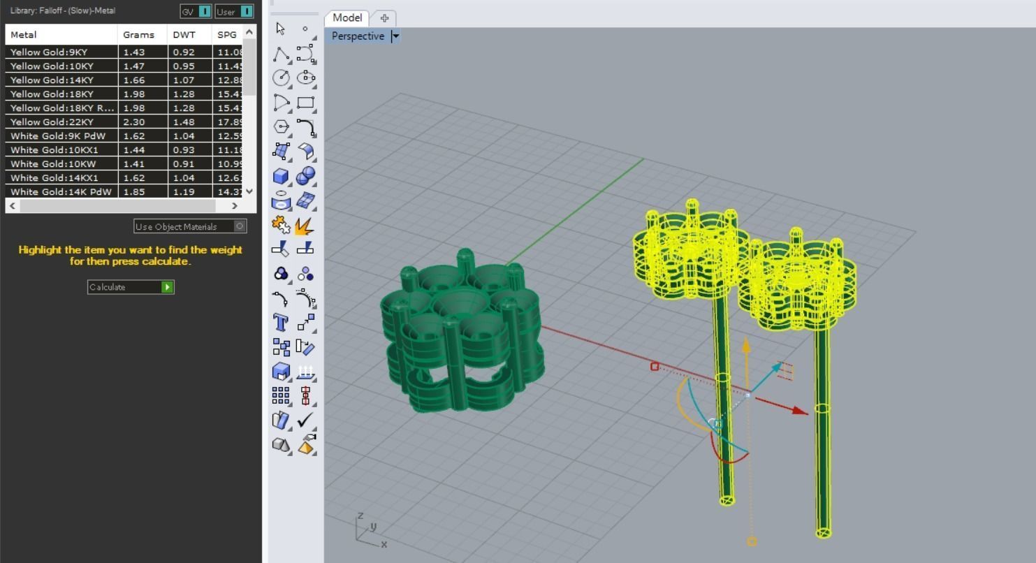 Flower Pendant and Earring  3D print model_3