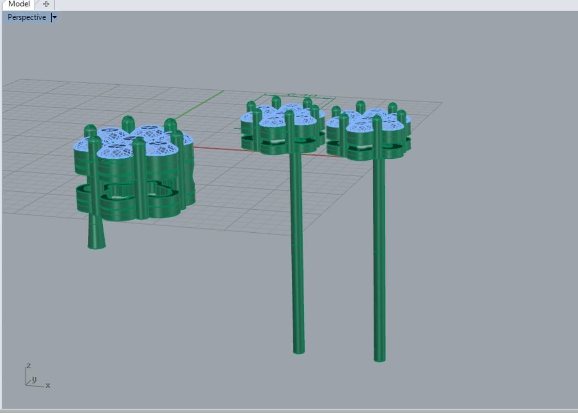 Flower Pendant and Earring  3D print model_7