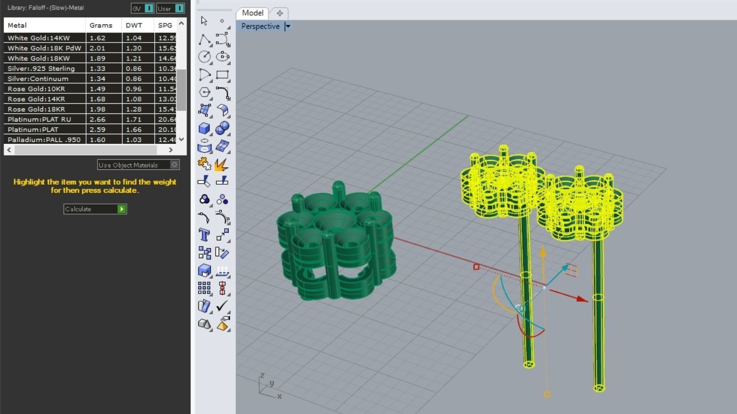 Flower Pendant and Earring  3D print model_4