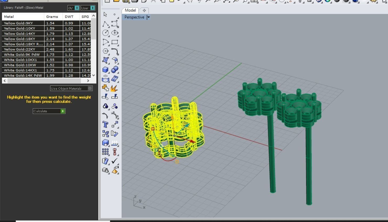 Flower Pendant and Earring  3D print model_1