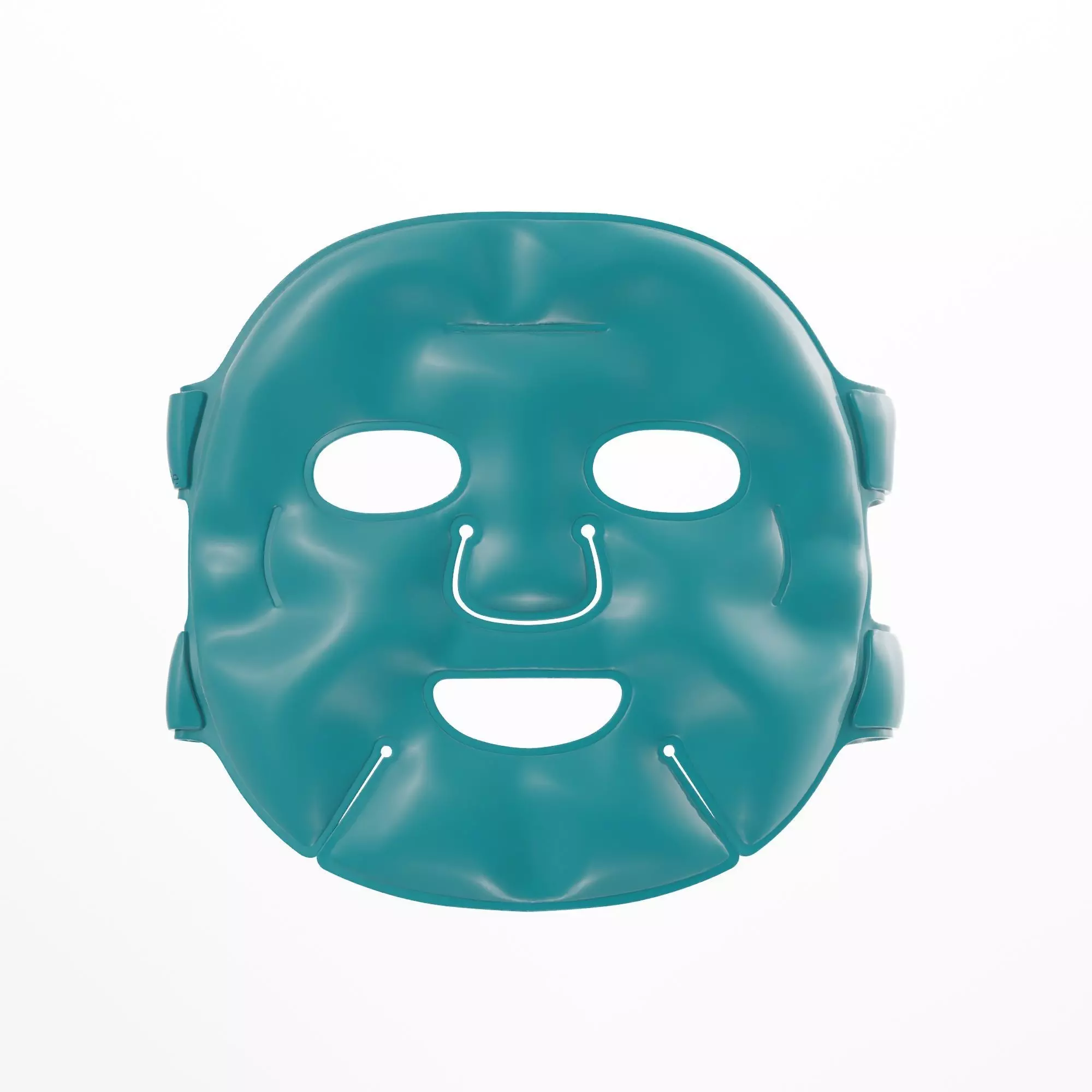 Full face Gel mask  3D model_0