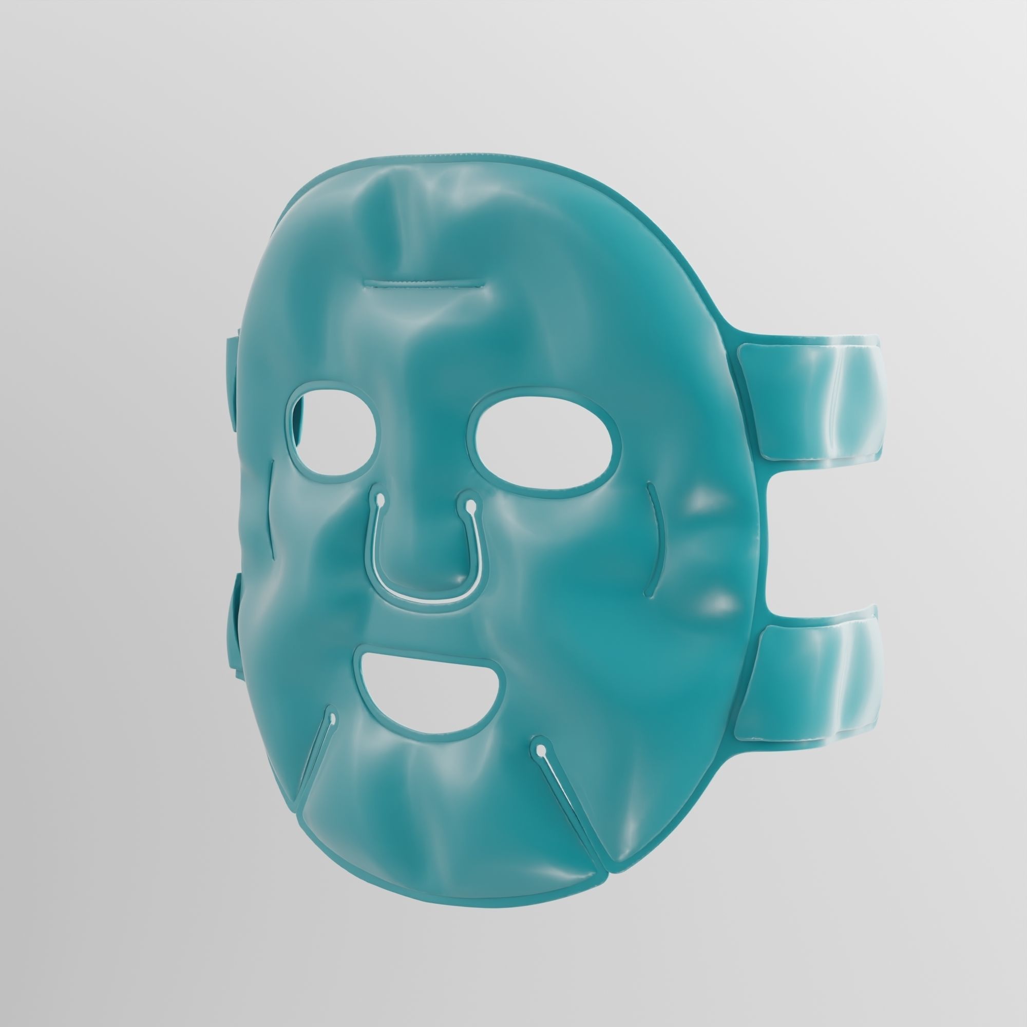 Full face Gel mask  3D model_1