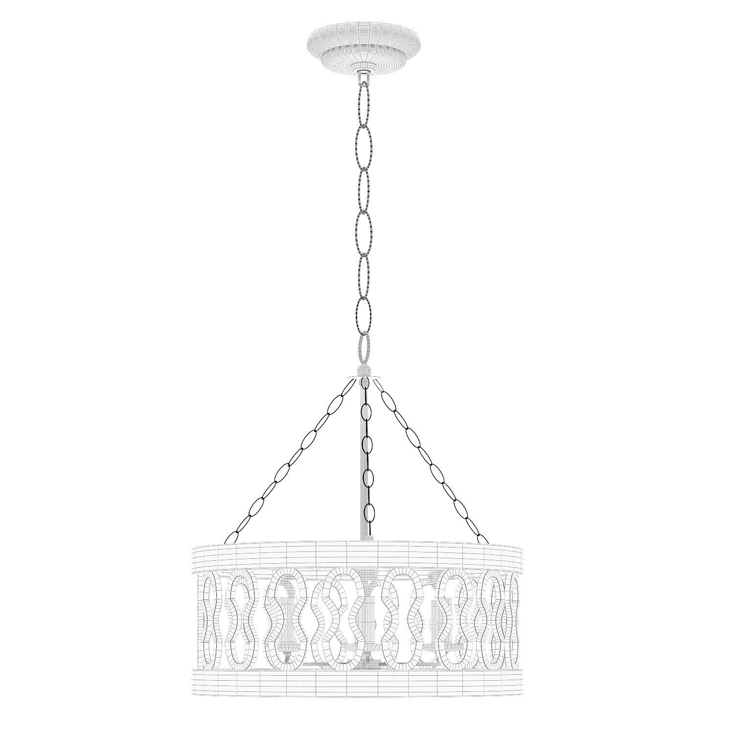 Fenn 3 Chandelier 3D model_7