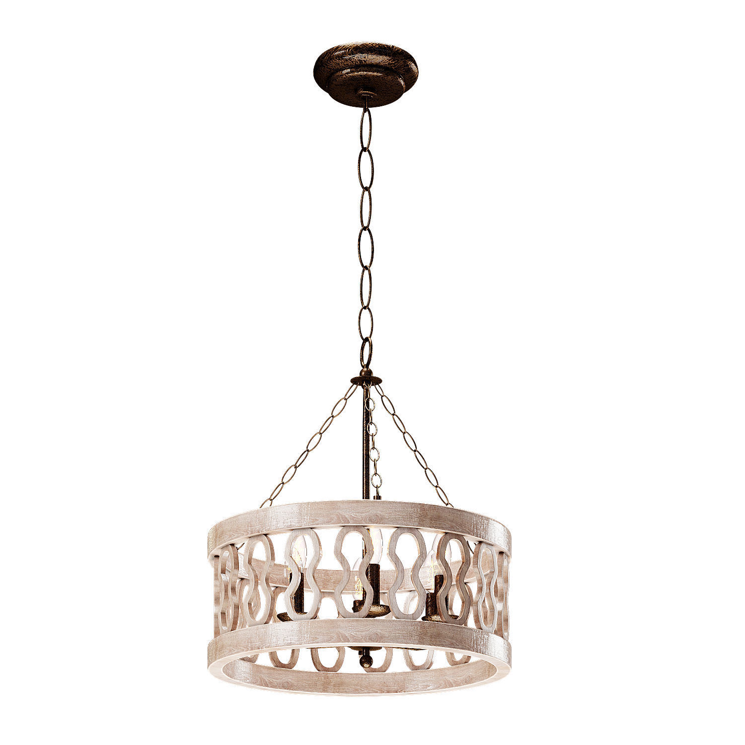 Fenn 3 Chandelier 3D model_2