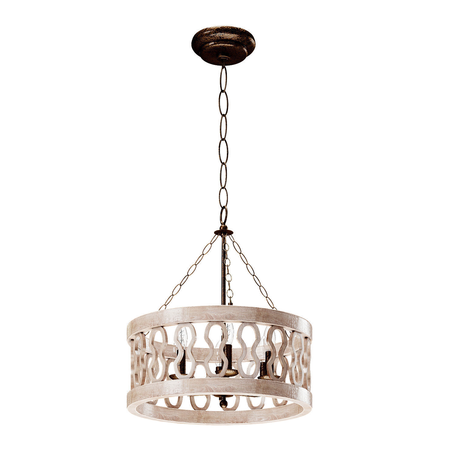 Fenn 3 Chandelier 3D model_3