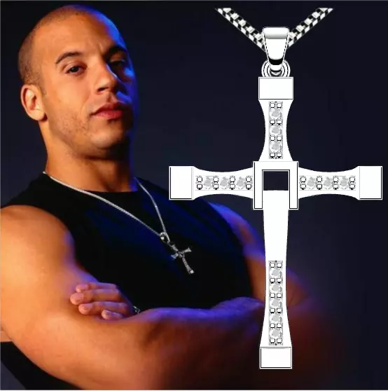 Cross Pendant Fast And Furious Vin Diesel Jewelry 3D print model_0