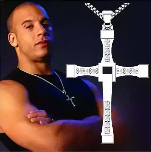 Cross Pendant Fast And Furious Vin Diesel Jewelry 3D print model