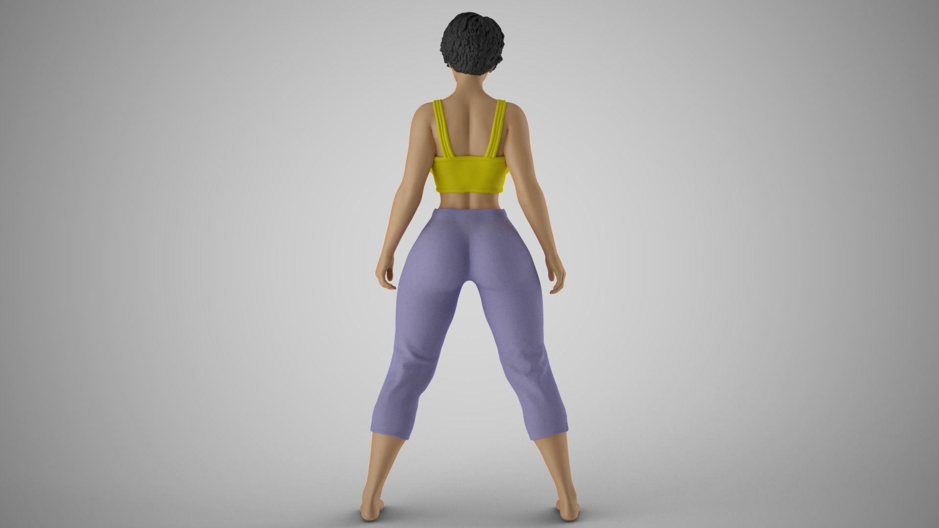 Woman not Giving Way 3D print model_7