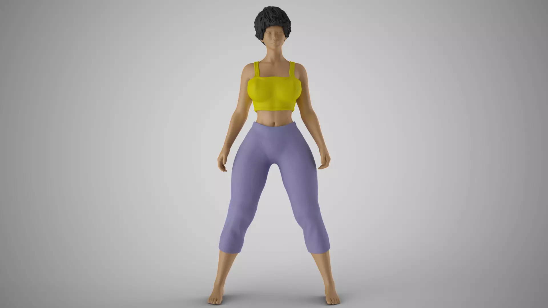 Woman not Giving Way 3D print model_0