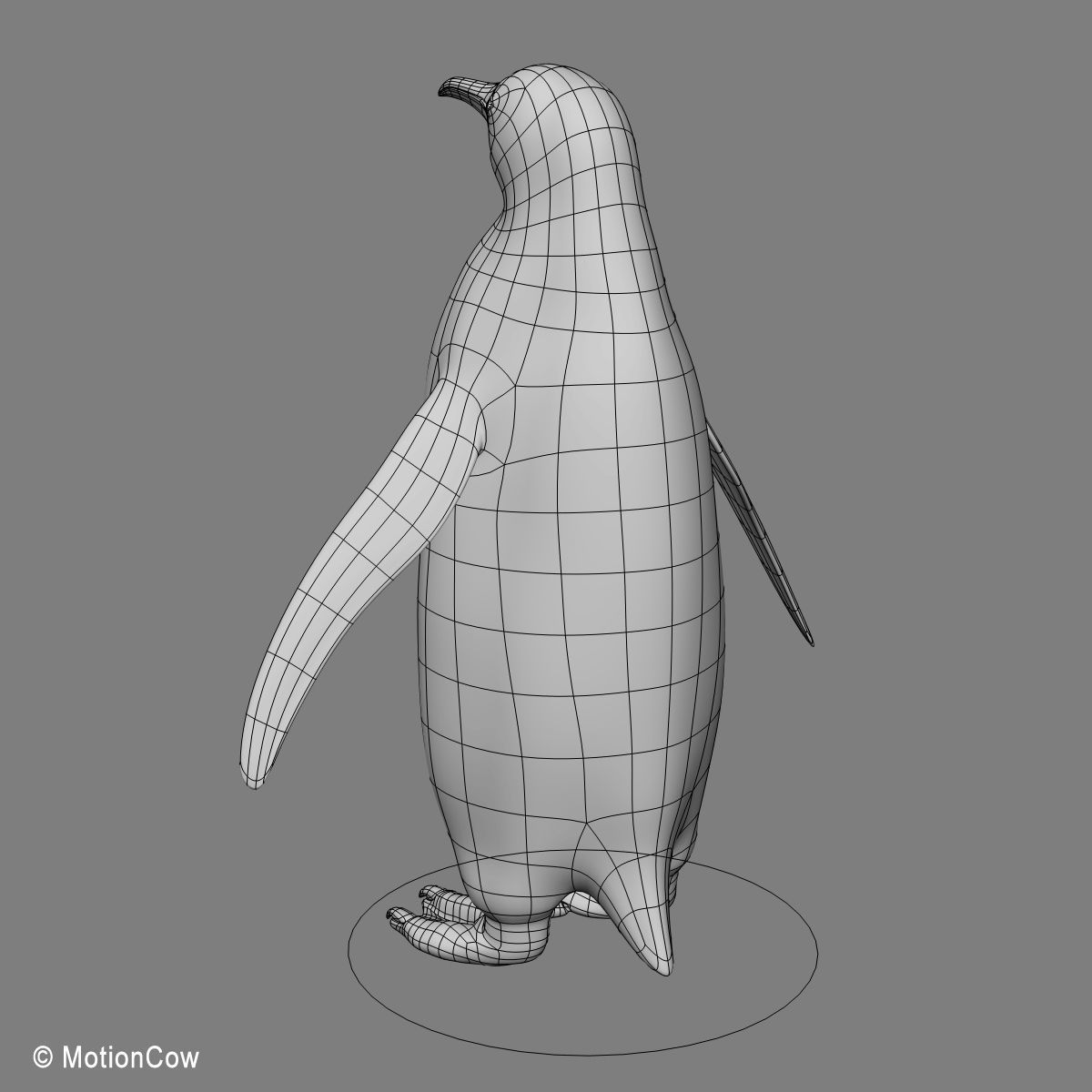 Penguin - King 3D model_18