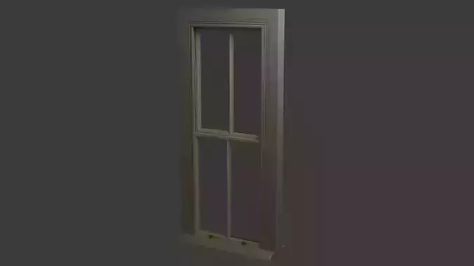 Old Sash Window 1900 typical on a Villa 