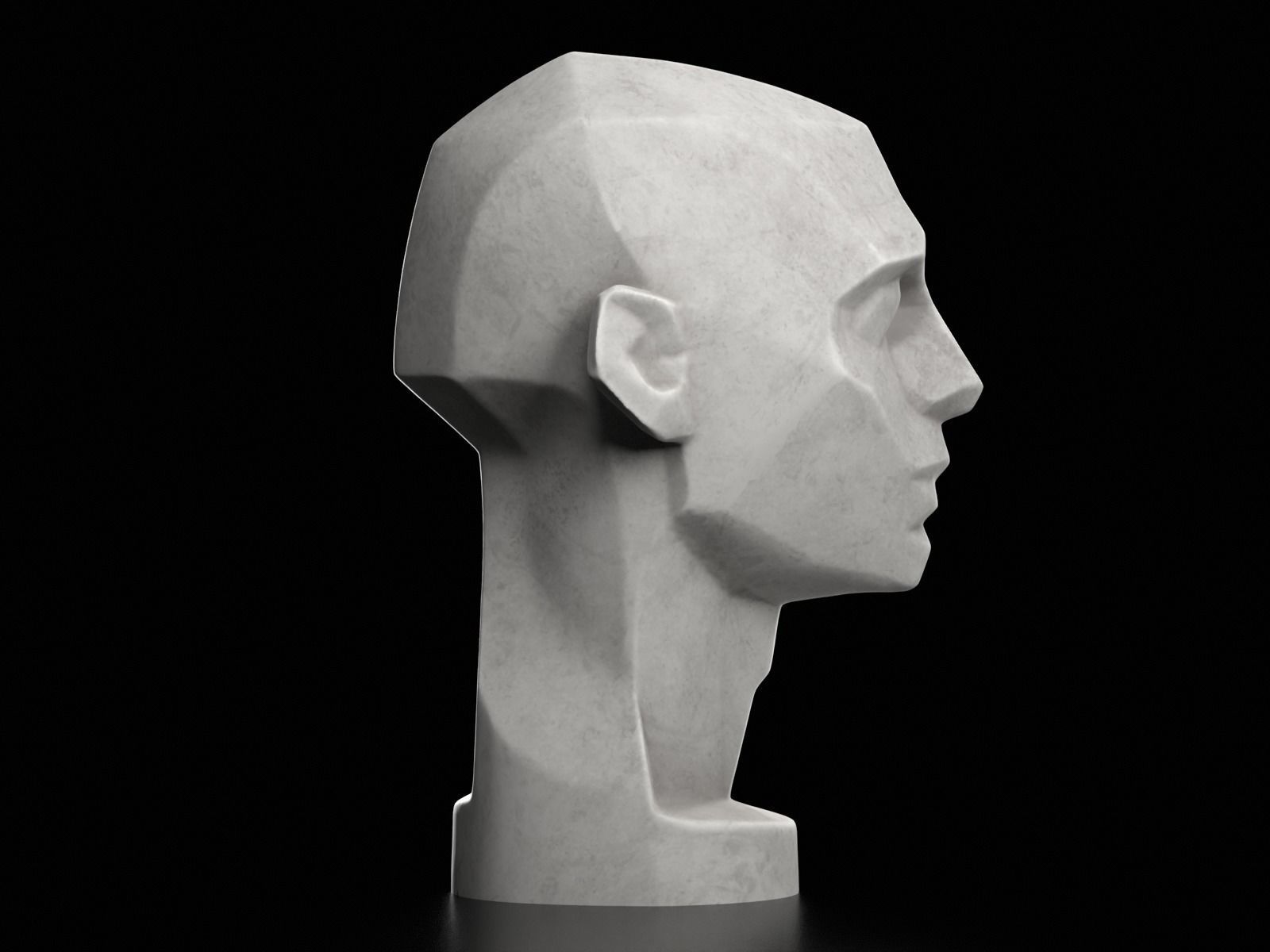 Planes of the Head - John Asaro - 1976 3D print model_12