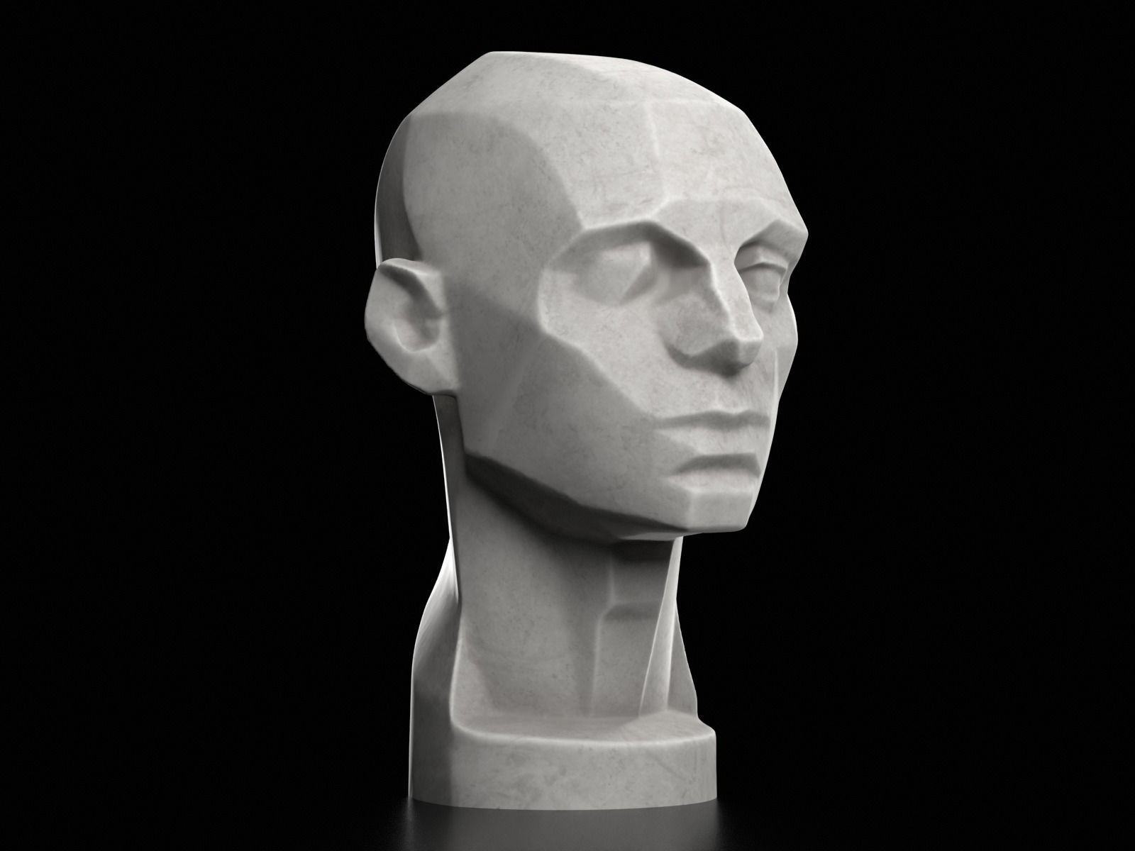 Planes of the Head - John Asaro - 1976 3D print model_15