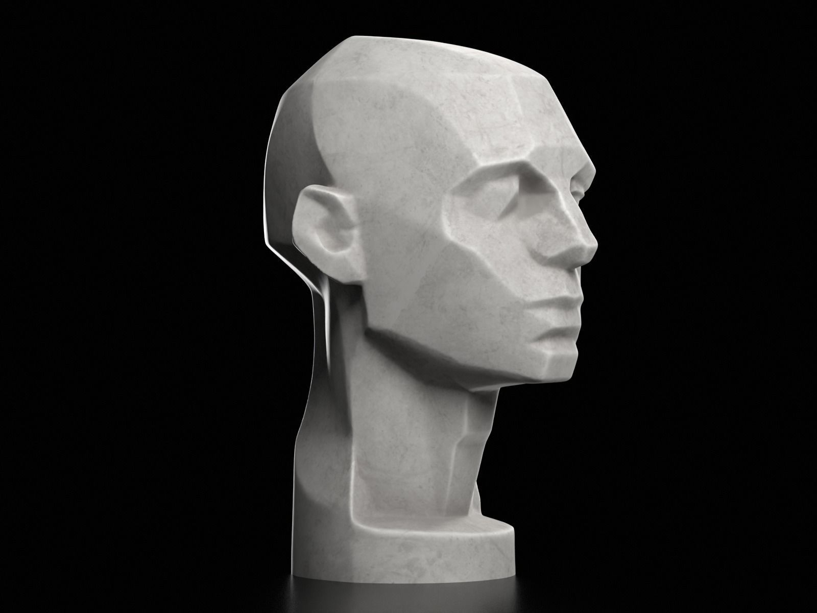 Planes of the Head - John Asaro - 1976 3D print model_14