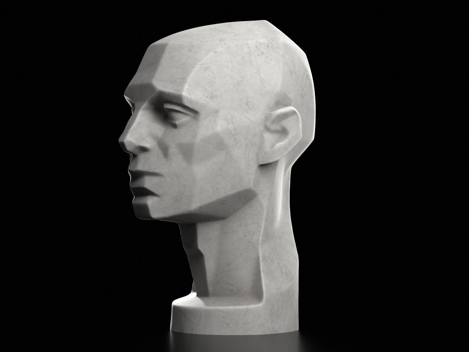 Planes of the Head - John Asaro - 1976 3D print model_4