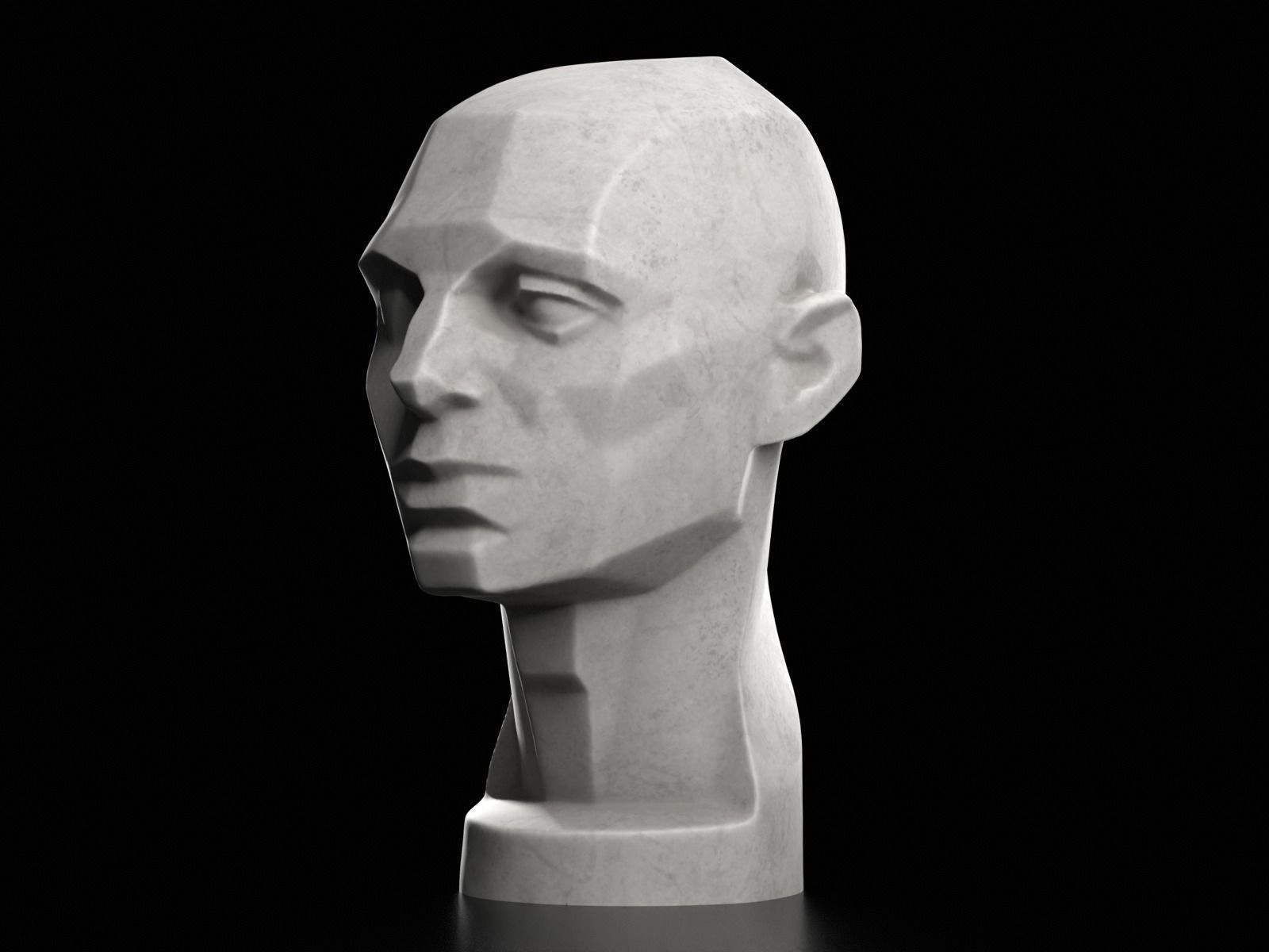 Planes of the Head - John Asaro - 1976 3D print model_3