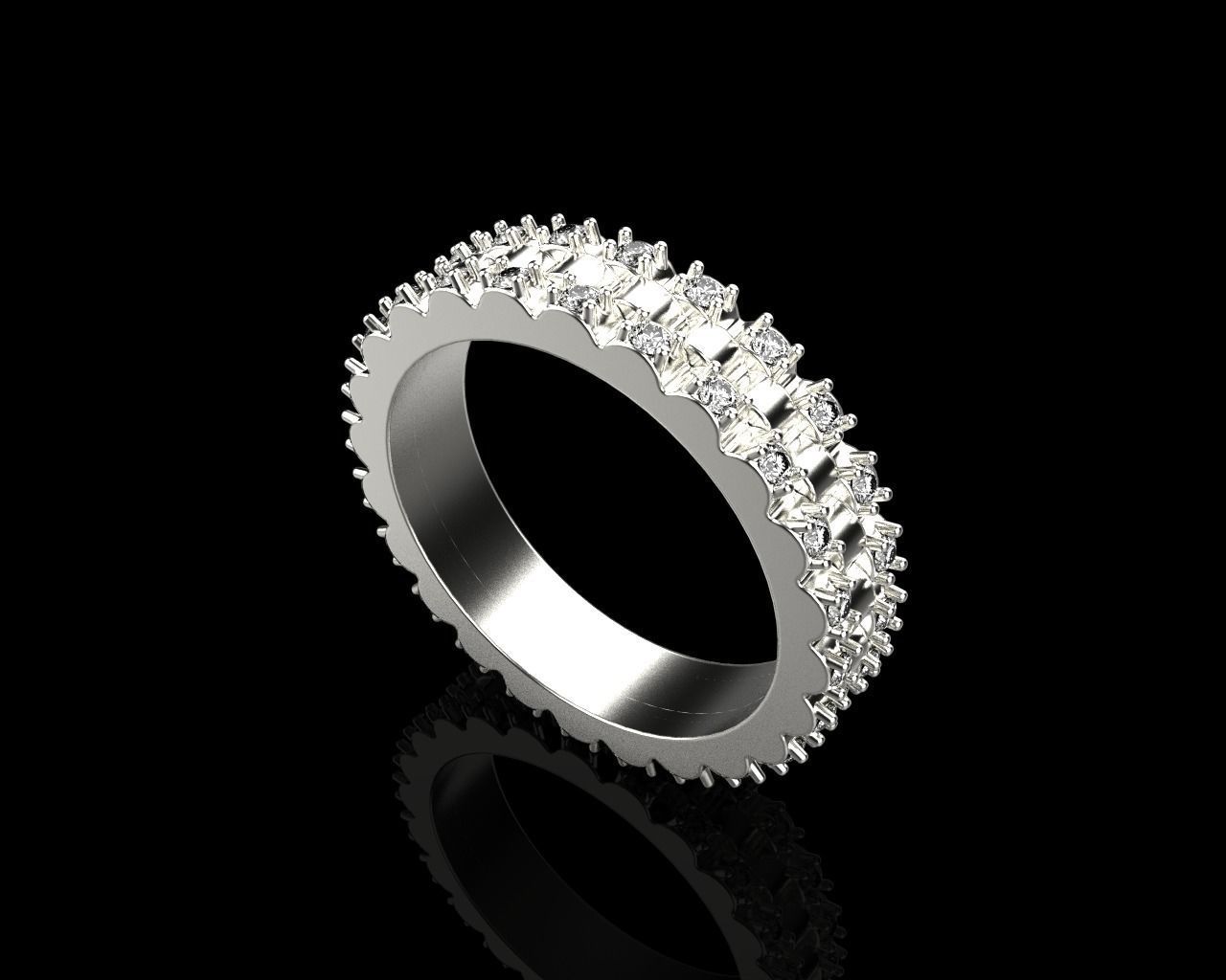 Rolex chain ring model 801 3D print model_28