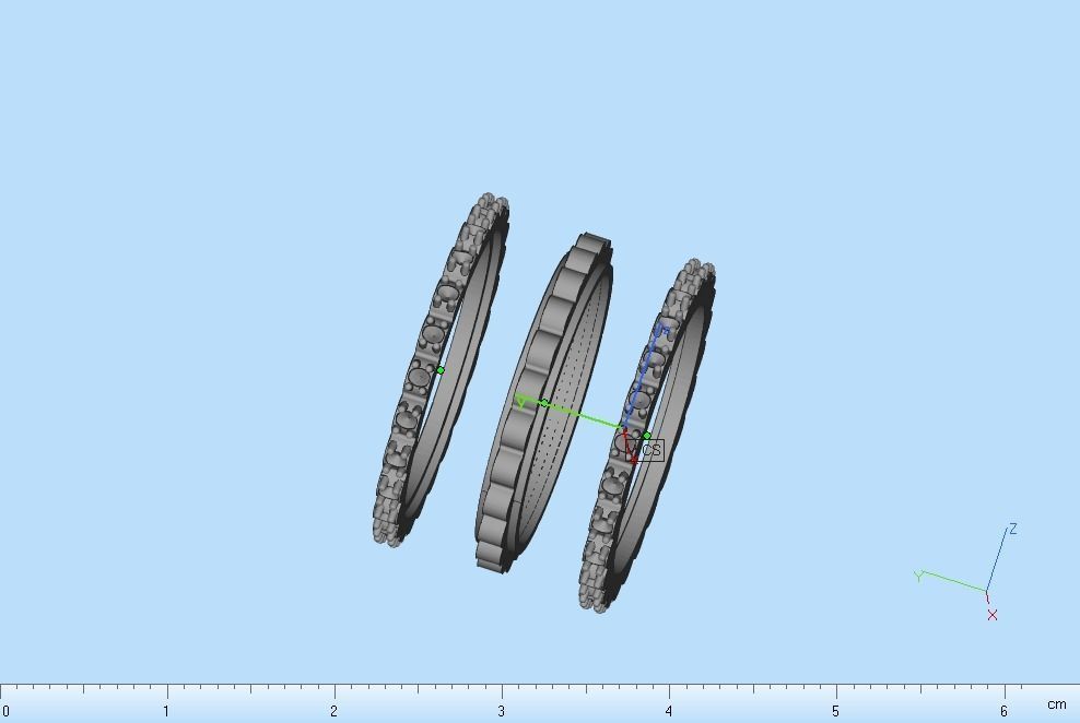 Rolex chain ring model 801 3D print model_6