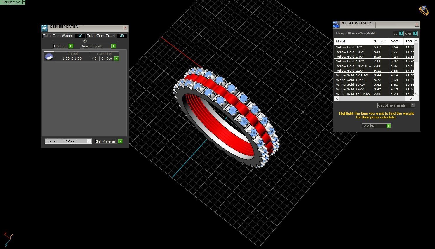 Rolex chain ring model 801 3D print model_5