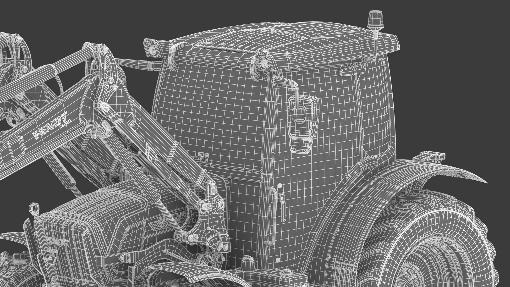 Fendt Cargo Frontloader 3D model_29