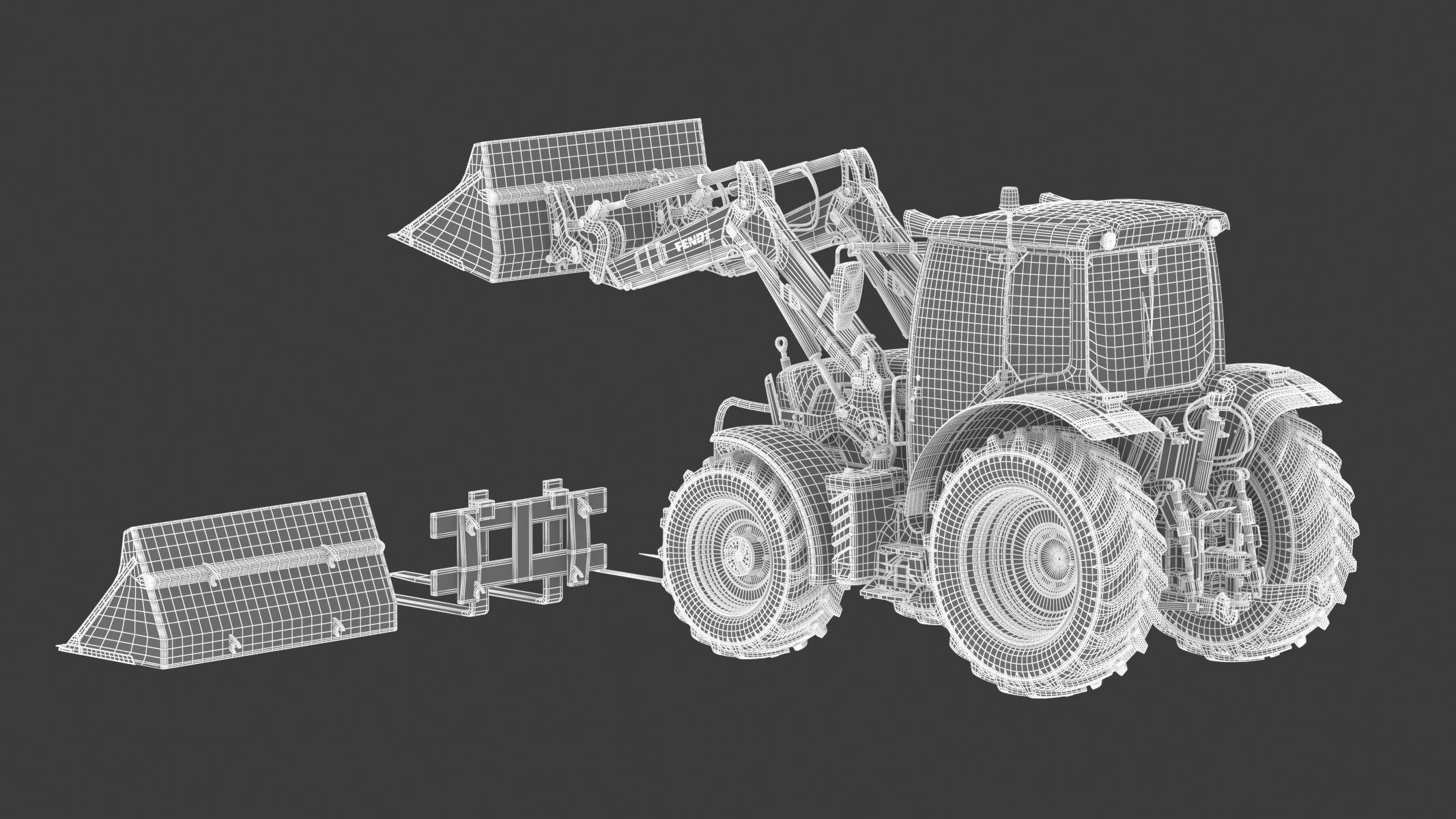 Fendt Cargo Frontloader 3D model_27