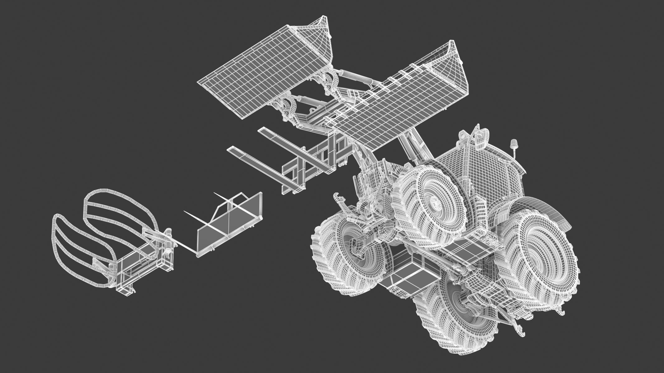 Fendt Cargo Frontloader 3D model_36