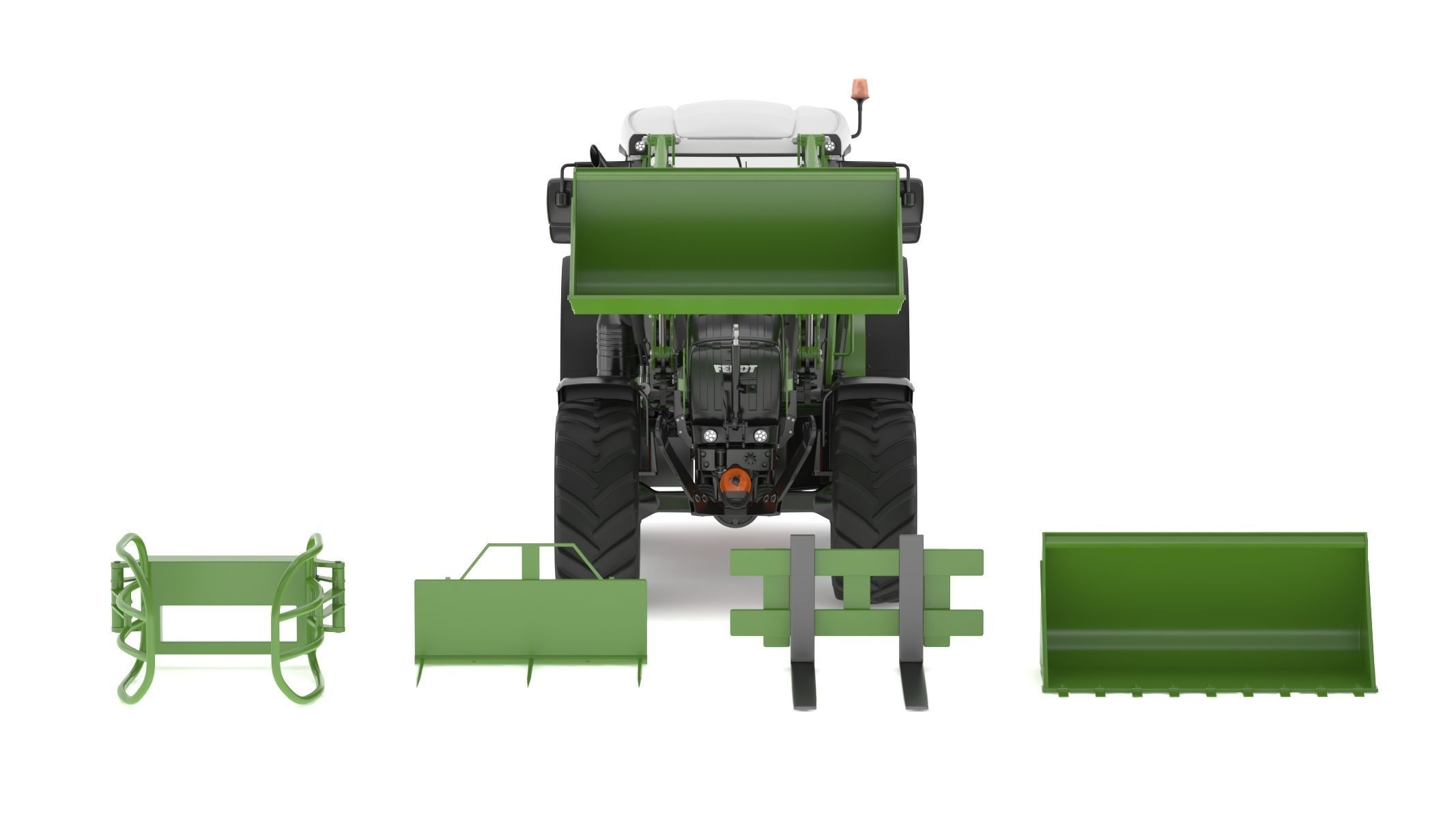 Fendt Cargo Frontloader 3D model_9