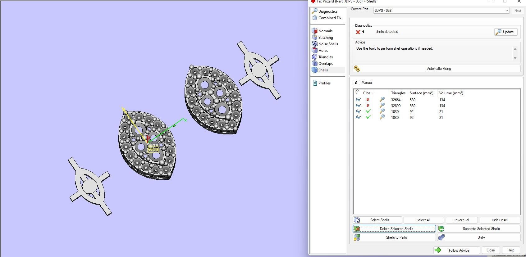 Custom Marquise Shape Diamond Stud Earring - Unisex 3D print model_17