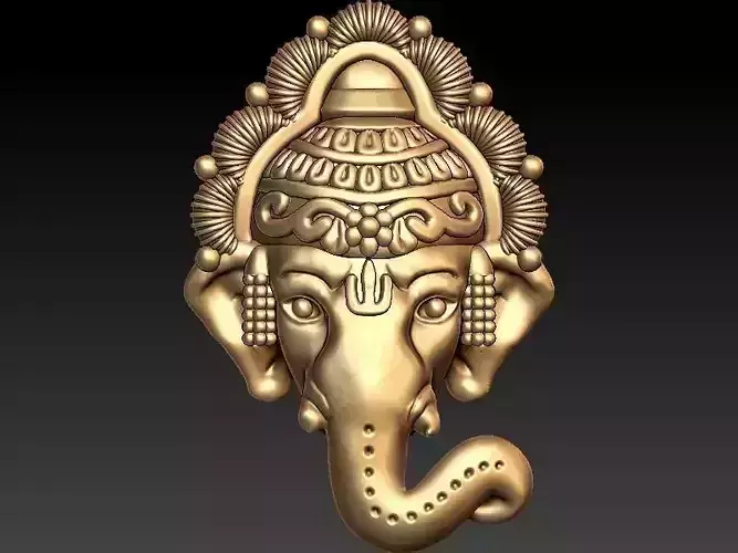 Ganesha Head Pendant