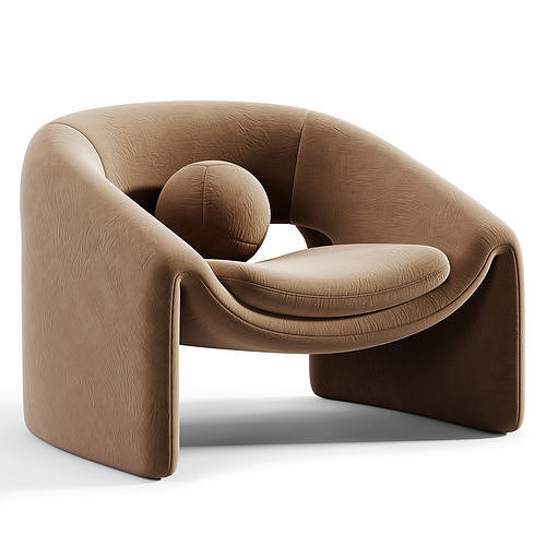 Kastaninbaum Armchair 3D model 2