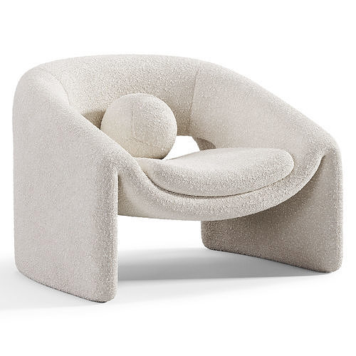 Kastaninbaum Armchair 3D model 5