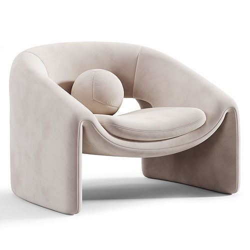 Kastaninbaum Armchair 3D model 3
