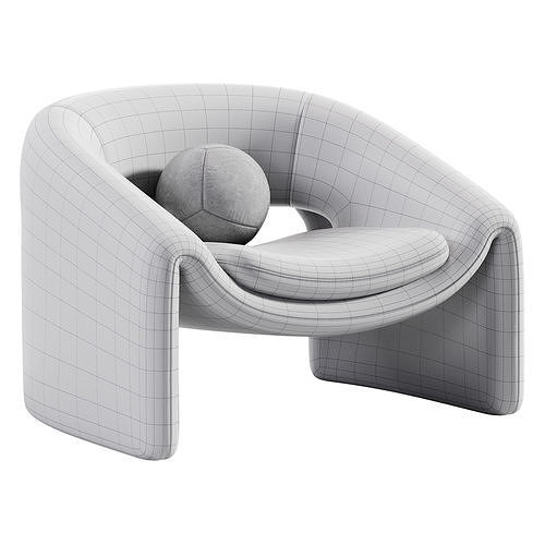 Kastaninbaum Armchair 3D model 6