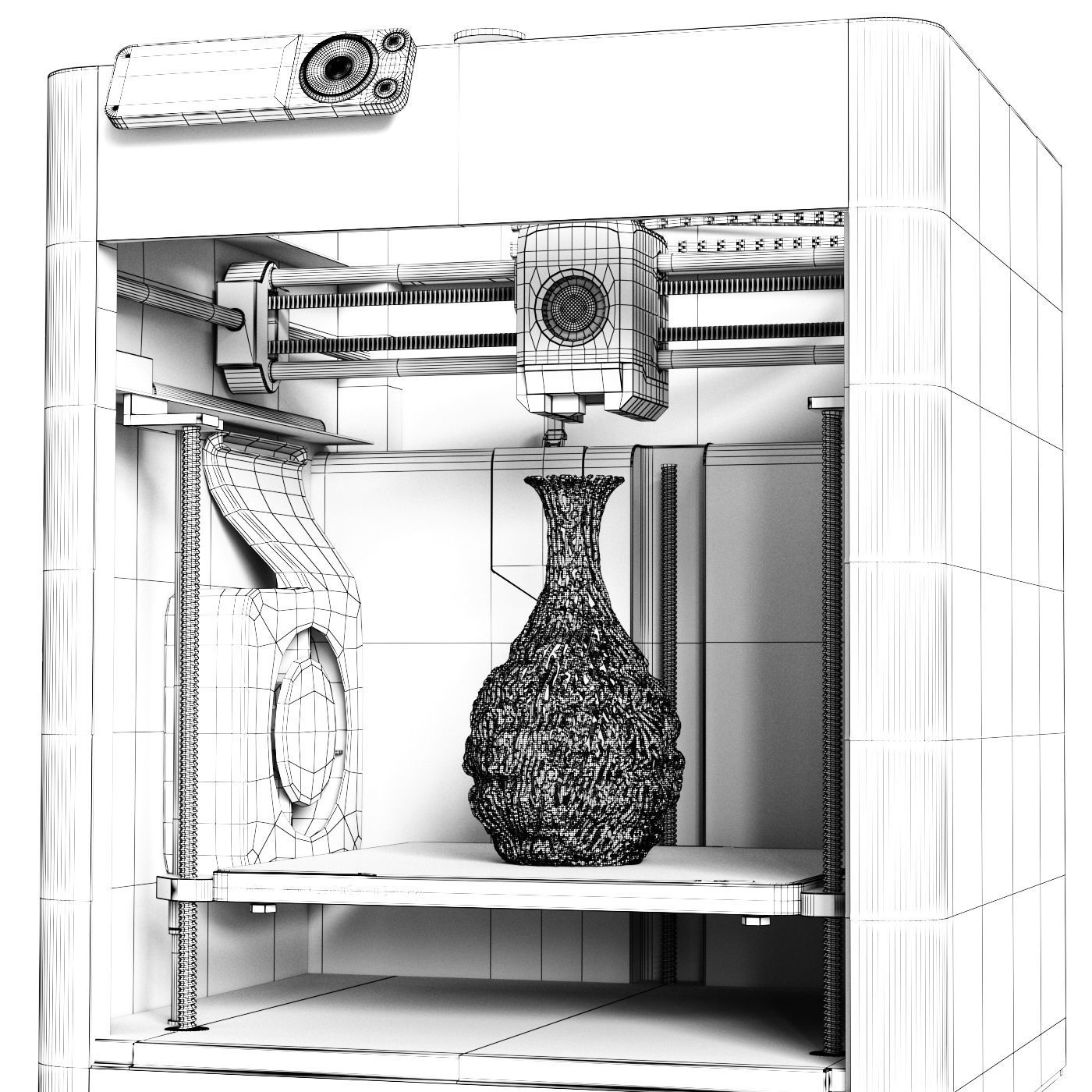 3D printer BambuLab P1S 3D model_4