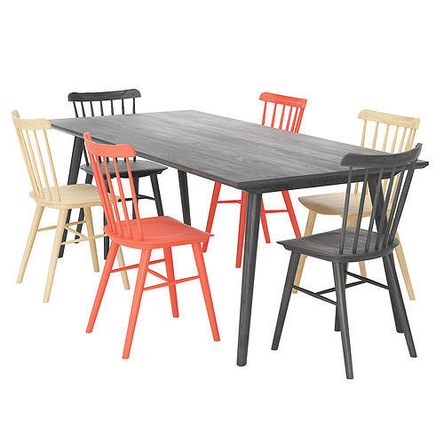 Dining set-53 3D model