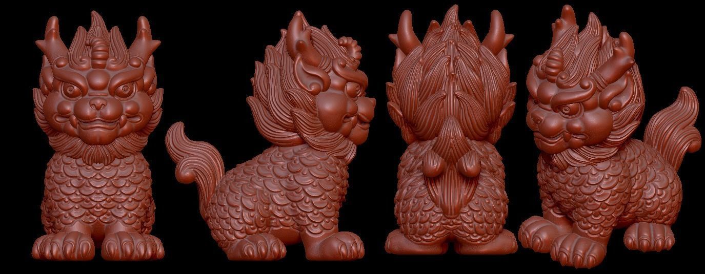 ring pendant charm dragon more model 3D print model_10