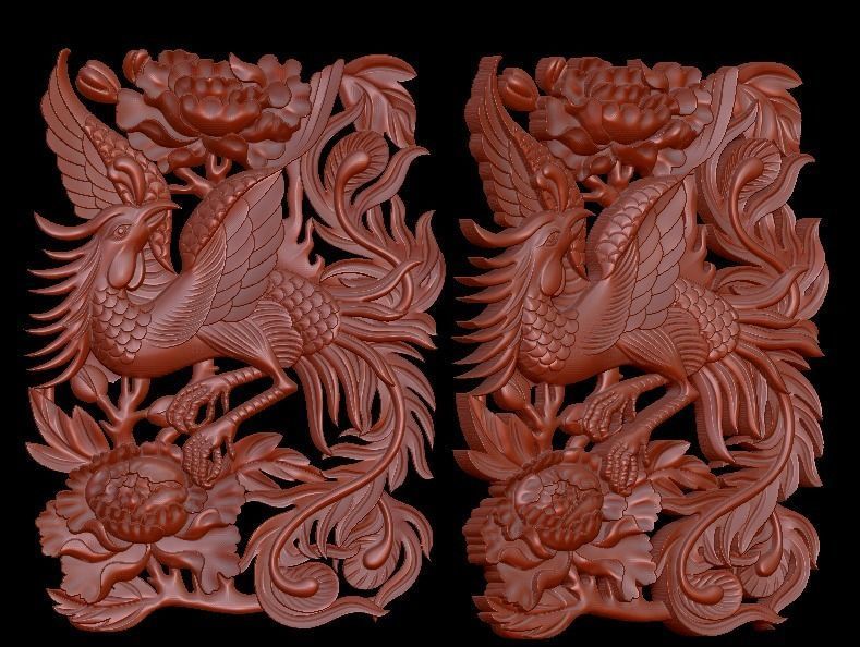 ring pendant charm dragon more model 3D print model_12