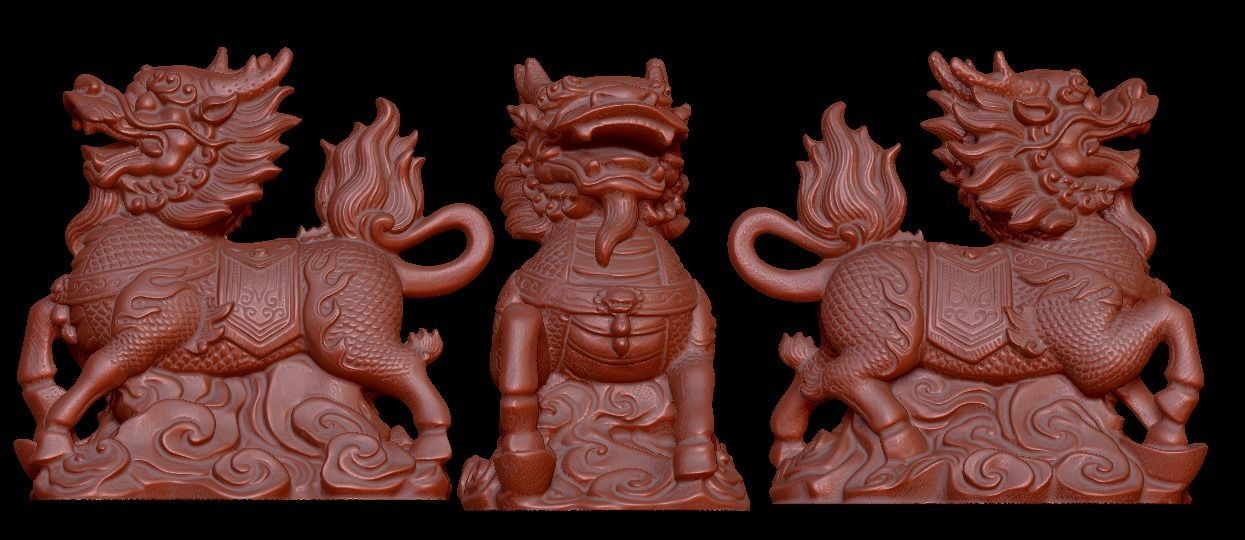 ring pendant charm dragon more model 3D print model_8