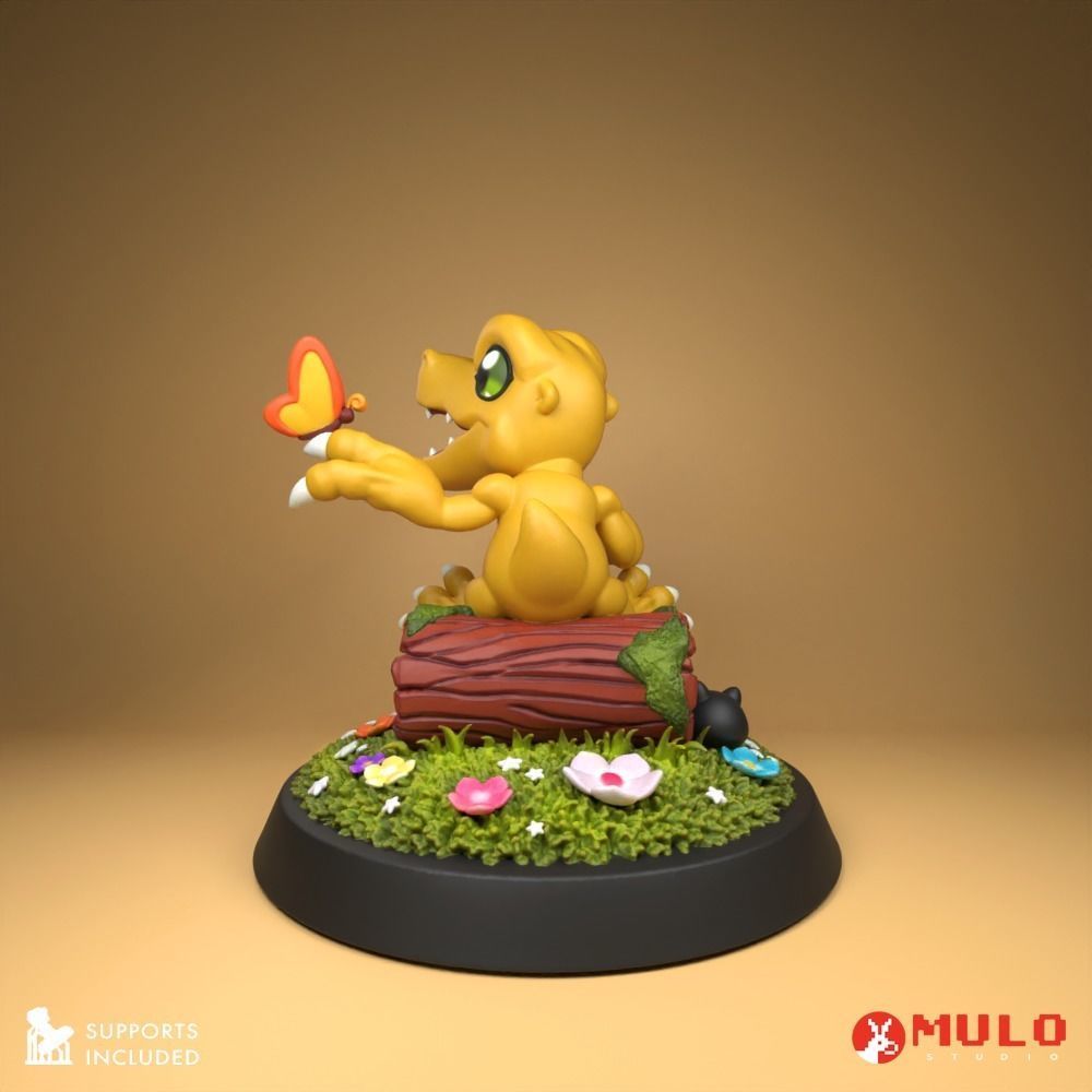 Meadow Agumon 3D print model_6