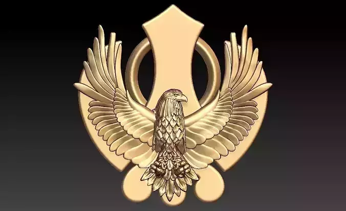 Eagle Khanda Pendant