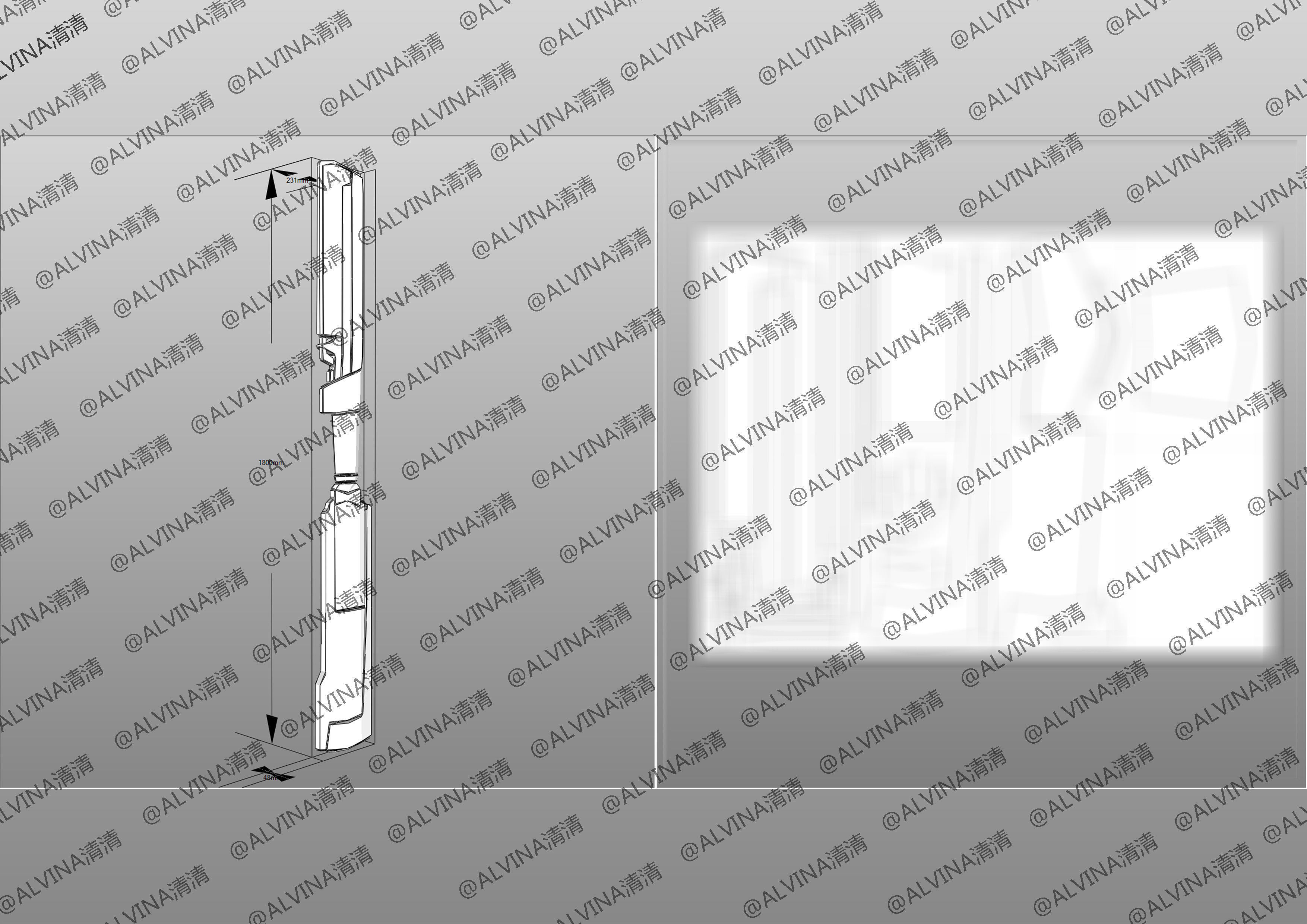 Thanos Armadura End Game Armor - DIY Cosplay Pepakura Foam Low-poly 3D model_28