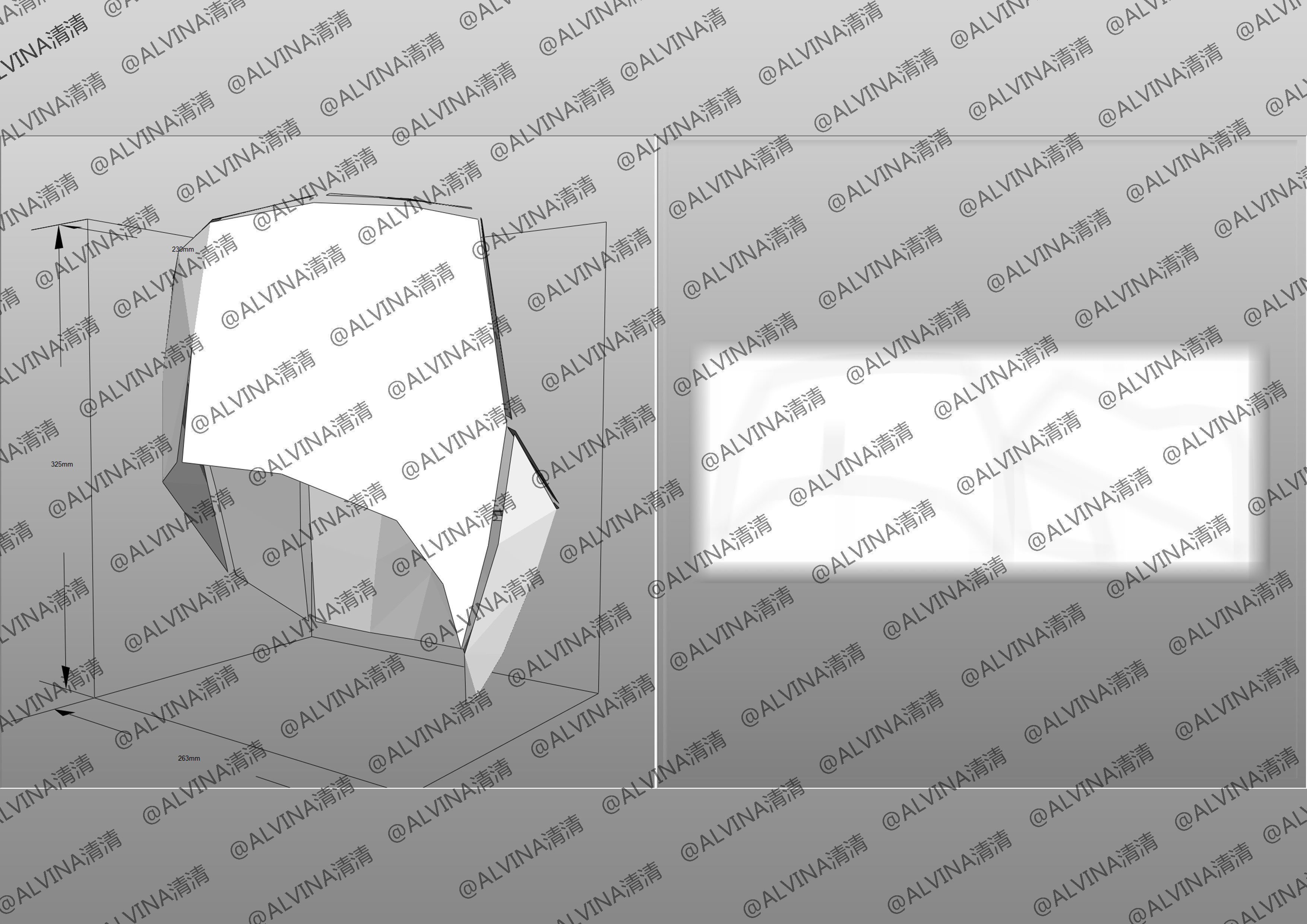 Thanos Armadura End Game Armor - DIY Cosplay Pepakura Foam Low-poly 3D model_22